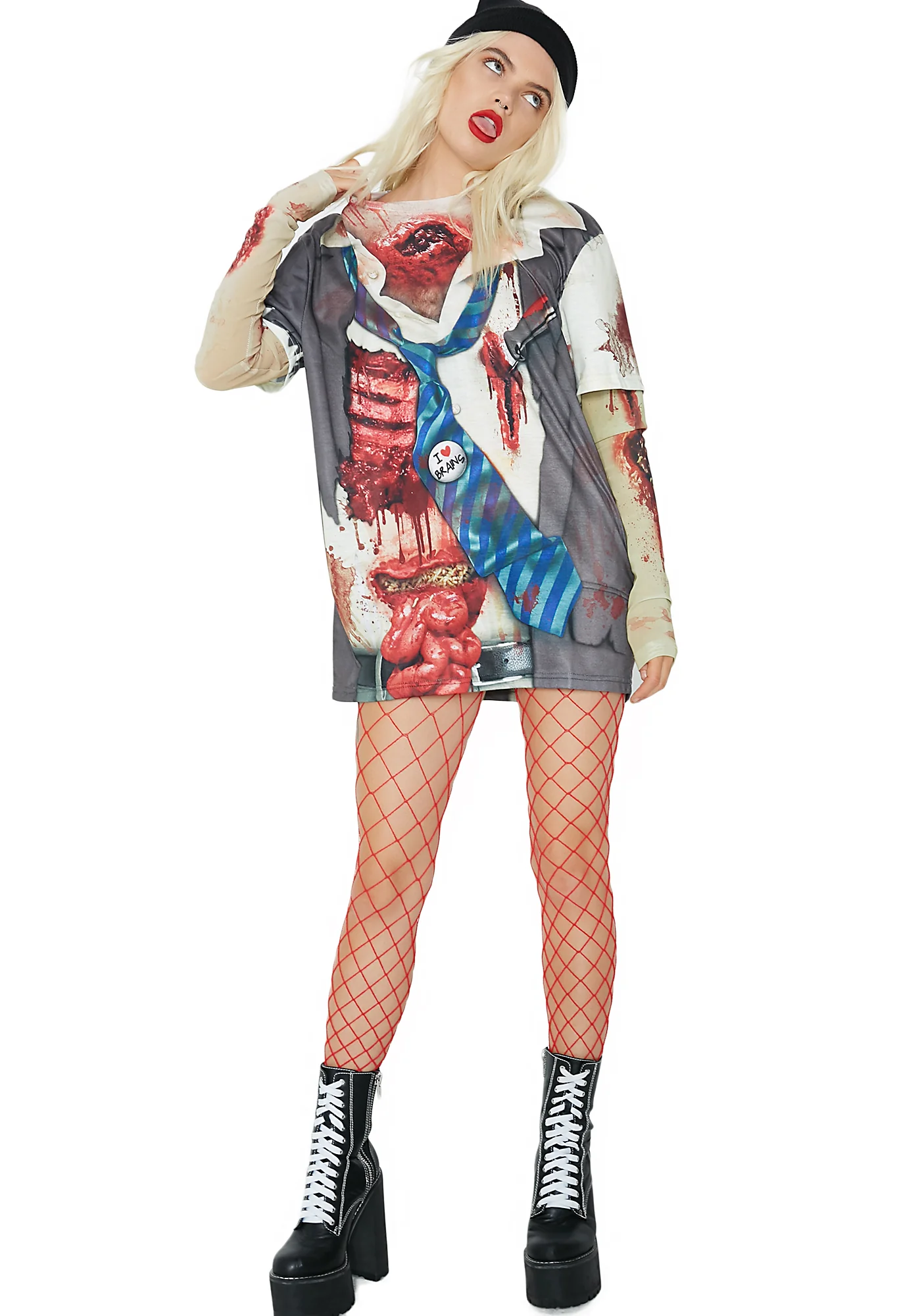 Zombie Mesh Long Sleeve Tee - Image 2