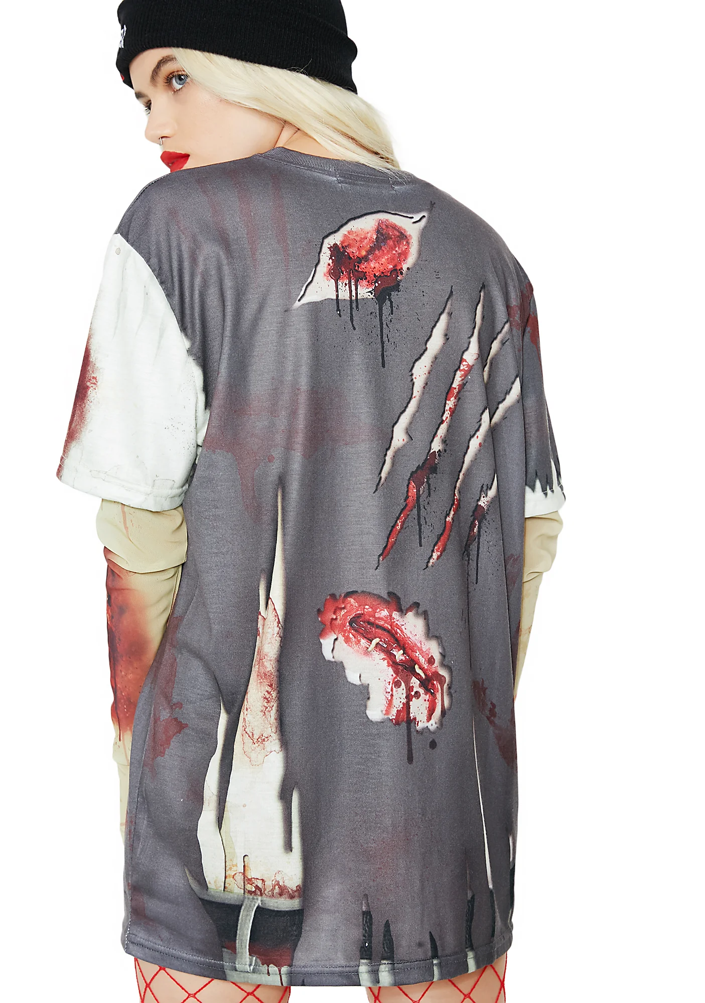 Zombie Mesh Long Sleeve Tee - Image 3